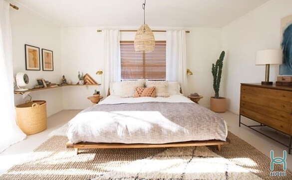 decor phòng ngủ đơn giản phong cách nhật bản 